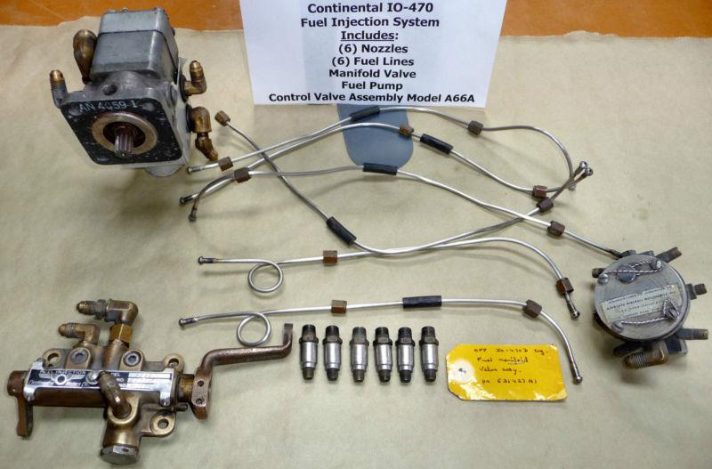 Cessna beech model a66a continental continuous flow fuel injection system