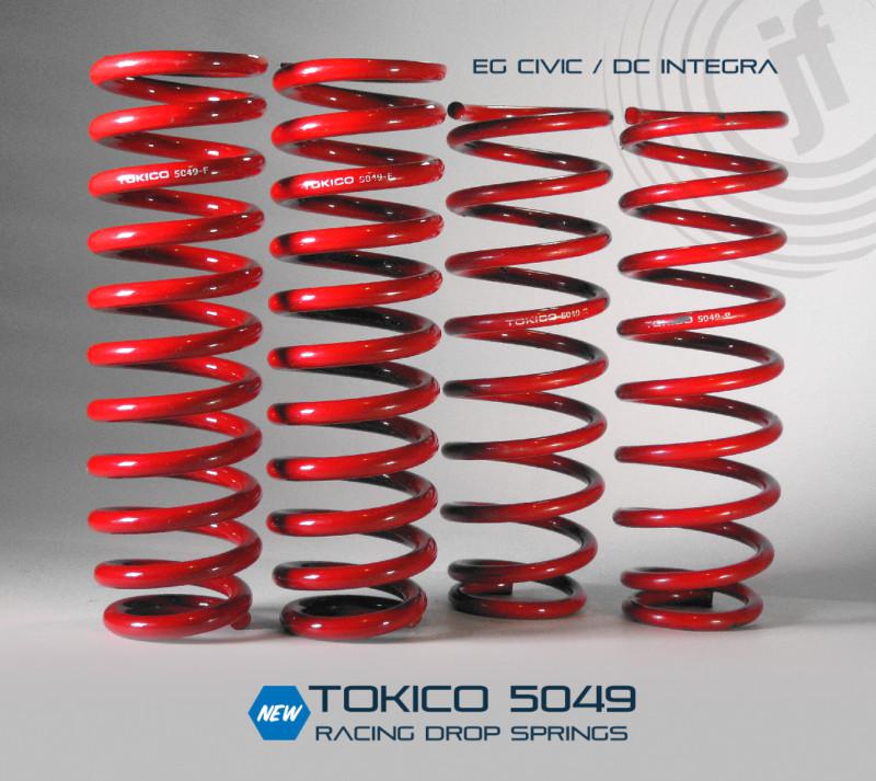 NEW Tokico 5049 Illumina Drop Springs for HONDA CIVIC / ACURA INTEGRA Full Set, US $169.99, image 2