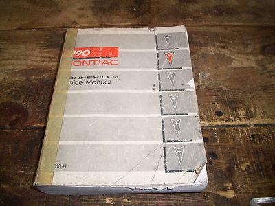1990 pontiac bonneville factory issue repair manual