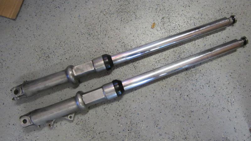 84-99 harley fxwg wideglide 41mm single disc fork tubes & sliders with internals