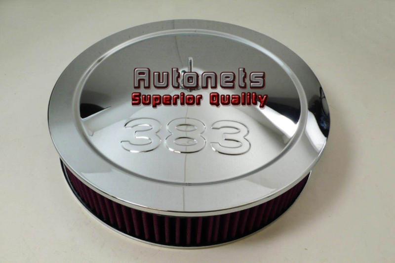 Purchase 14" Chevy 454 Logo Chrome Steel Air Cleaner Filter Street Hot