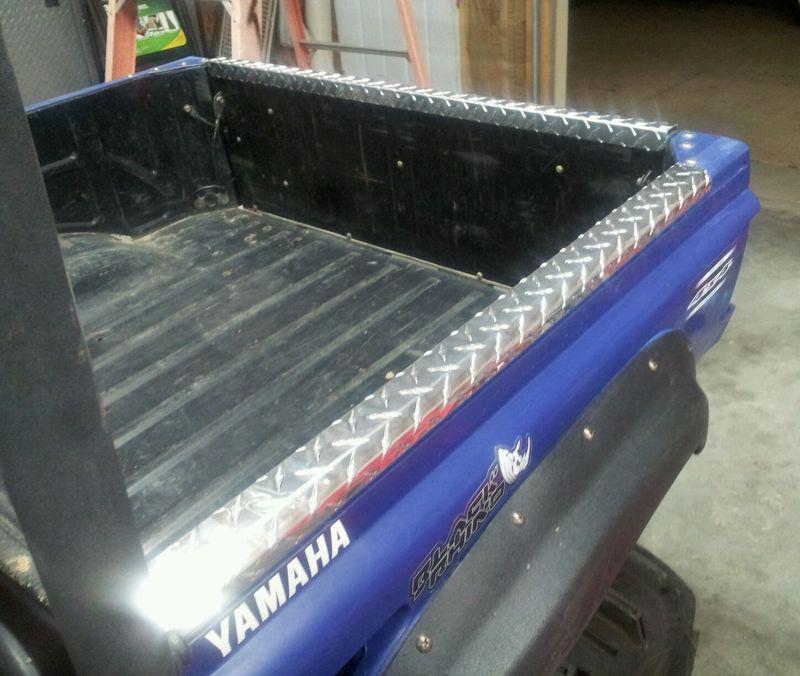 Buy YAMAHA RHINO DIAMOND PLATE BED RAILS 3 PIECE in Starr, South