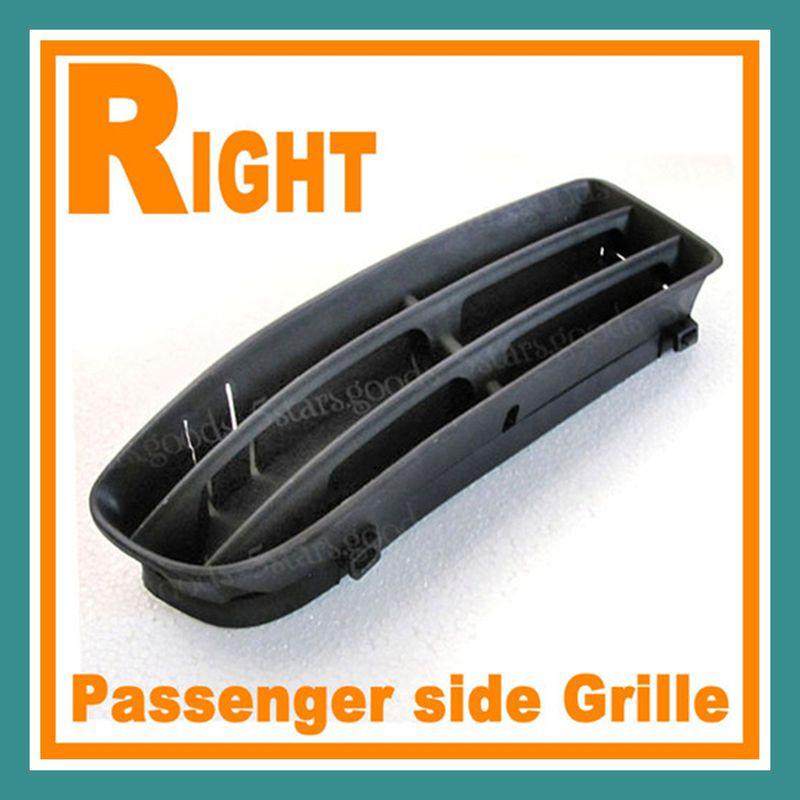 (black) vw jetta bora mk4 front bumper lower vent insert right grille grill new