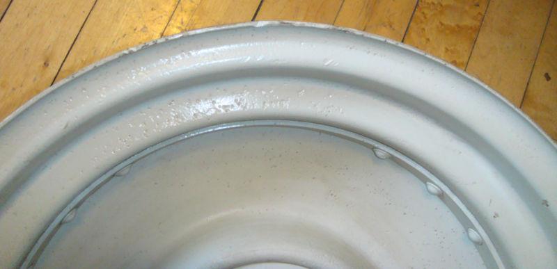 Original Steel 16x4.00 Kelsey Hayes? Solid Disc Rim for Slat Grill Willys Jeep, US $350.00, image 8
