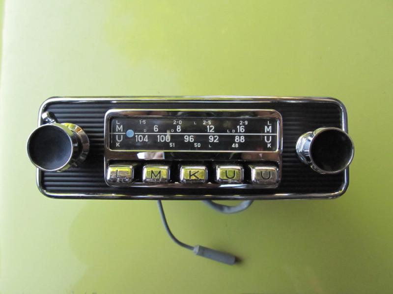 60's 70's blaupunkt frankfurt + & -- ground radio jaguar xke e-type aston martin