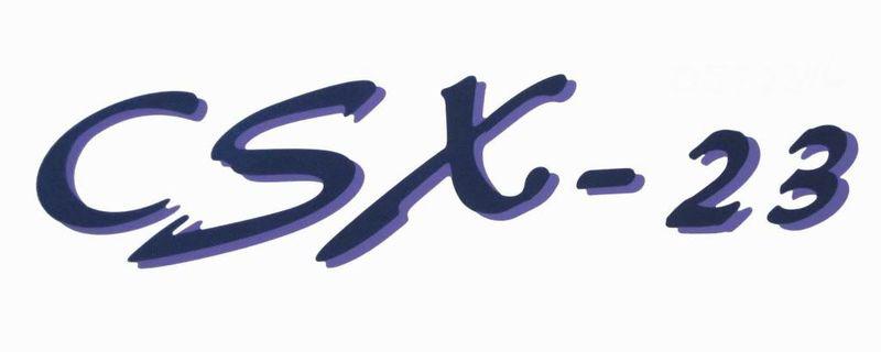 Glastron csx 23 boat plum decal genuine factory logo