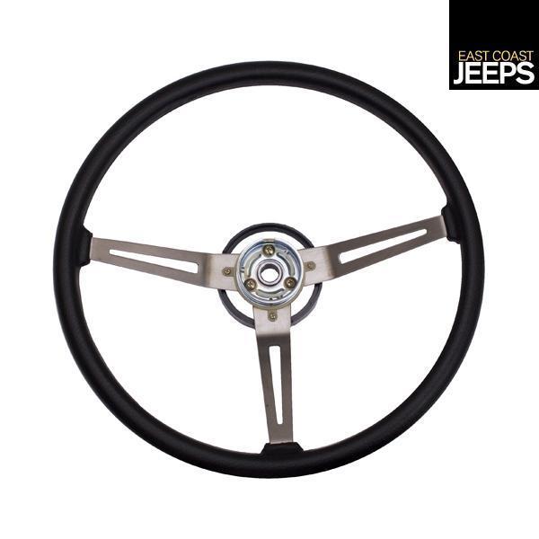 18031.05 omix-ada steering wheel, 76-95 jeep cj & wranglers, by omix-ada
