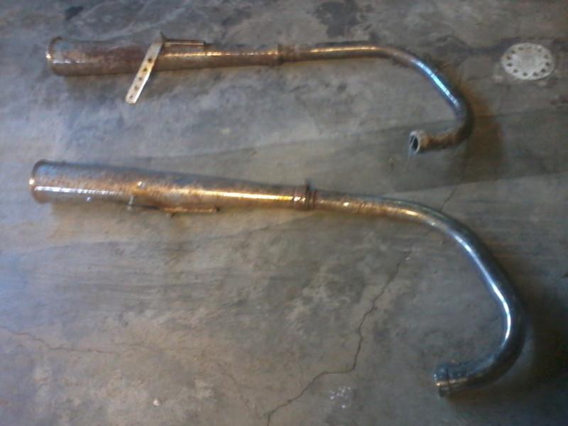 Honda cb360t exhaust, from header back