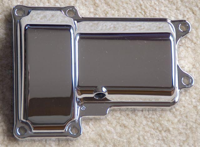 Harley chrome transmission top cover o.e.m. touring 6 speed