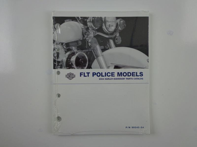 Harley davidson 2004 flt police models parts catalog 99545-04