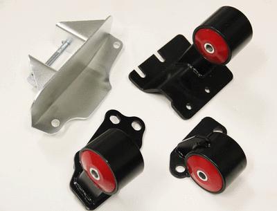 Swap solid engine motor mounts honda civic crx 1988-1991 h-series h22 h23 h22a