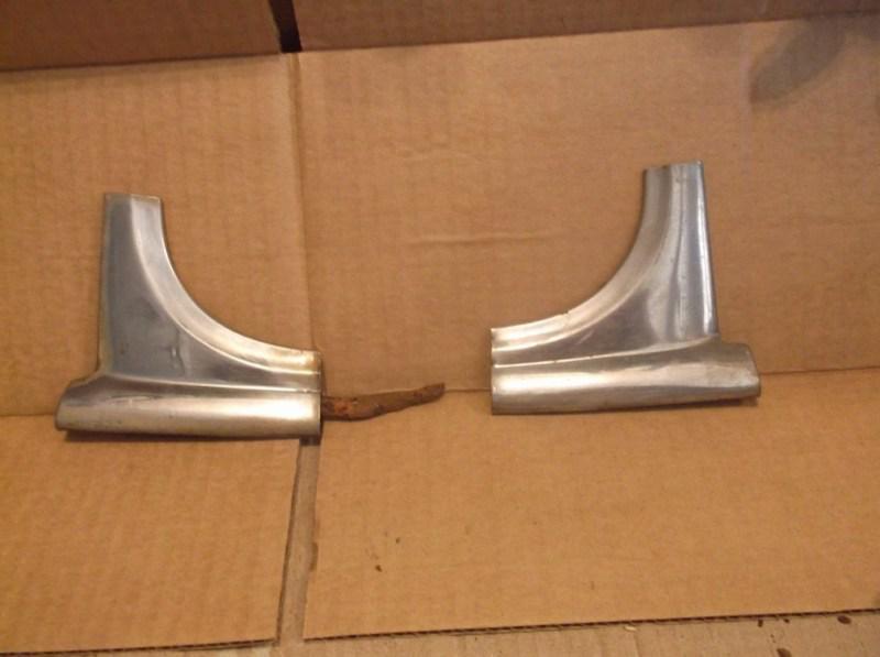 1955 56 57 chevy belair windshield corner moldings