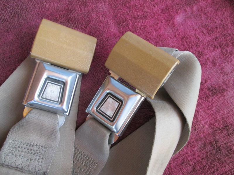 Buy VINTAGE BENDIX TAN SEAT BELTS FOR 2 PEOPLE in Los Angeles