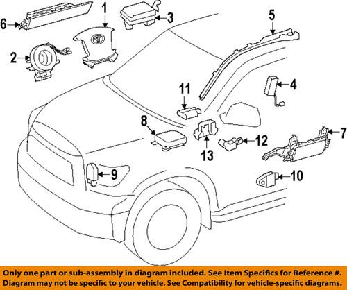 Toyota oem 843060e010 air bag clockspring