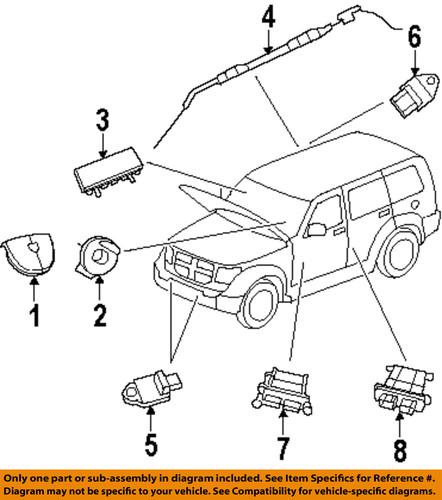 Mopar oem 5057795aa air bag-passenger air bag