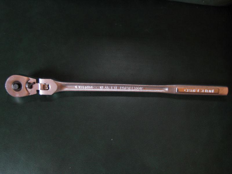 Craftsman 1/2" drive flex head ratchet - new
