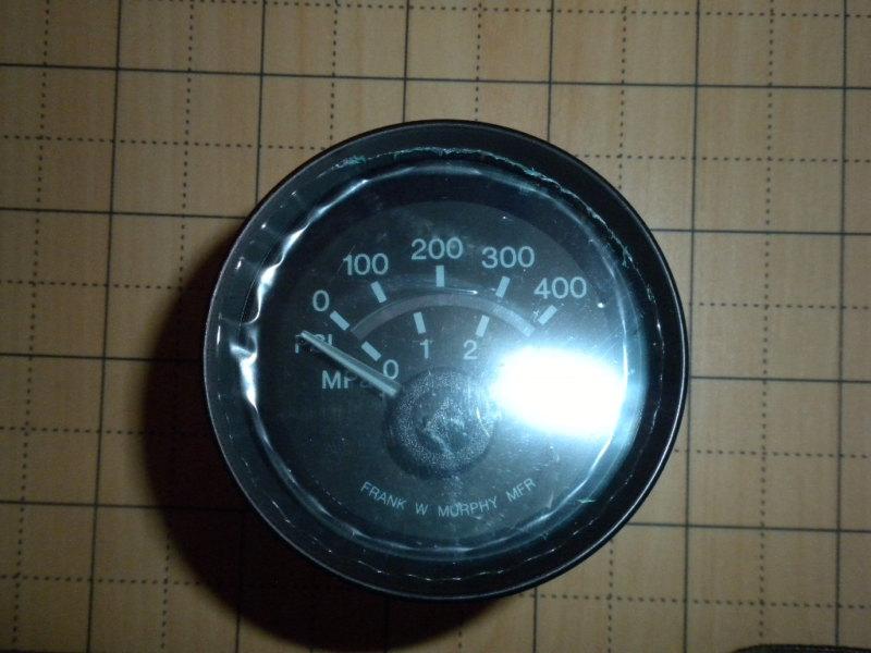 Murphy pressure gauge 0-400 psi 05-70-2447 eg21p-400-12-a