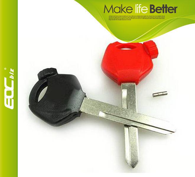 B0014 blank motorcycle key for yamaha high quality black red color 1pcs