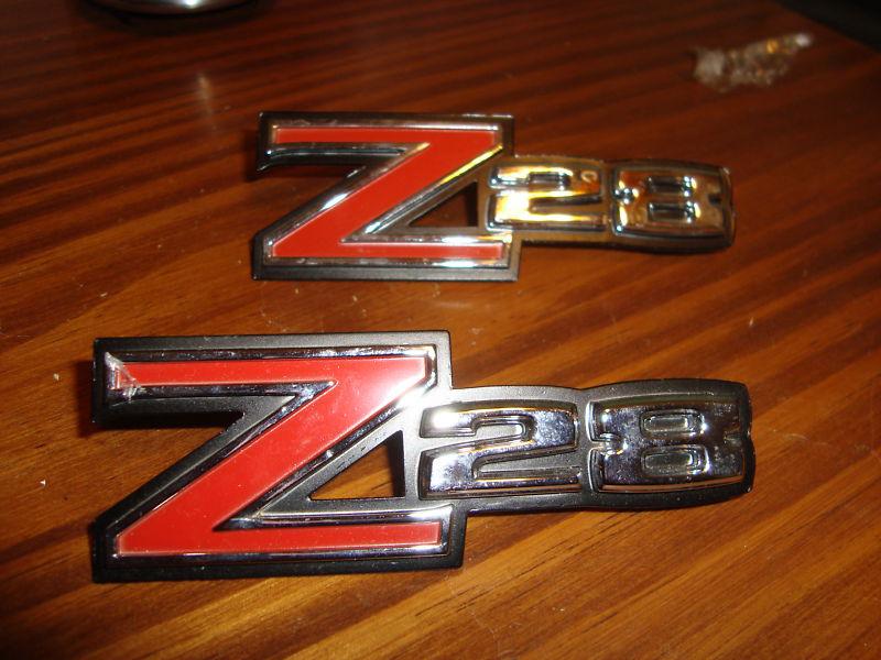 Nos camaro z28 emblems z 28 camaros camero 70 71 72 73 74 1970 1971 1972 1973 lt