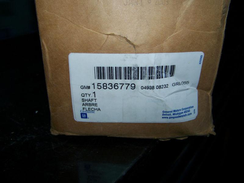 Saturn vue cv halfshaft #15836779  *new in box oem part *best deal on ebay*