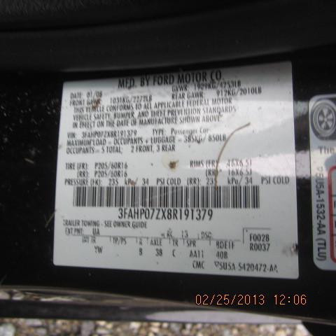 08 09 FUSION STEERING COLUMN FLOOR SHIFT FROM 12/04/07, US $230.00, image 8