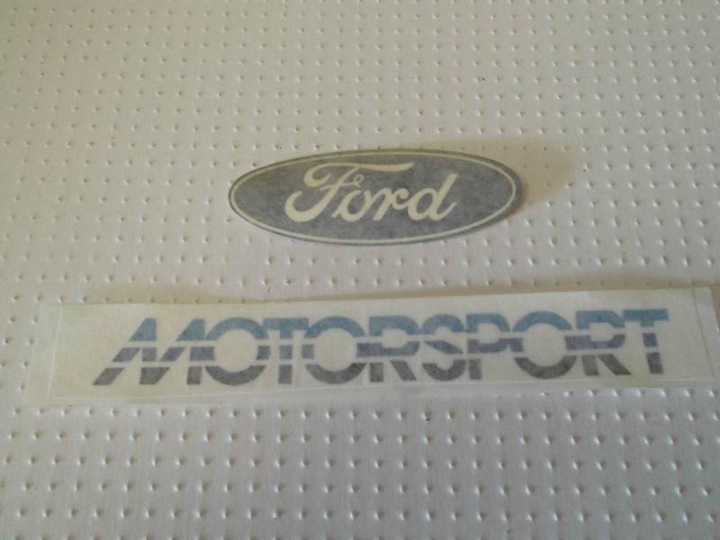 Saleen mustang oem ford motorsport decals rare new look!!