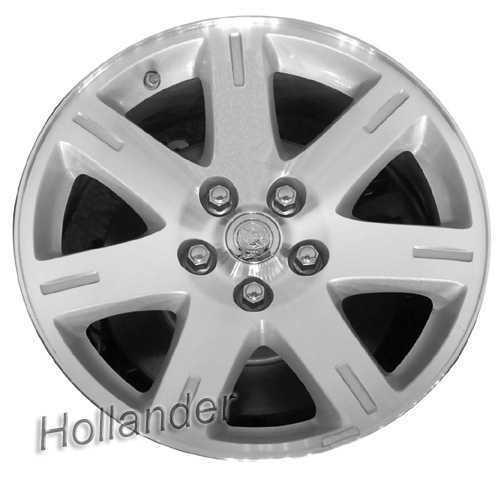 05 06 07 08 chrysler 300 wheel 17x7 alum 7 spoke exposed lugs machine 871397