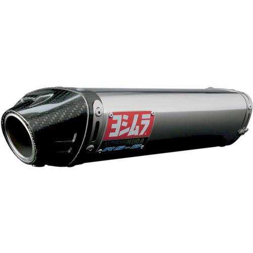 07-08 cbr600rr yoshimura rs-5 epa slip-on muffler - stainless steel 12270e7520
