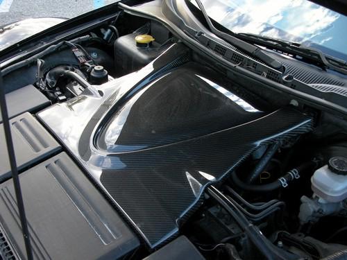 2003-2008 mazda rx-8 rx8 real carbon fiber engine cover radiator cooling plate