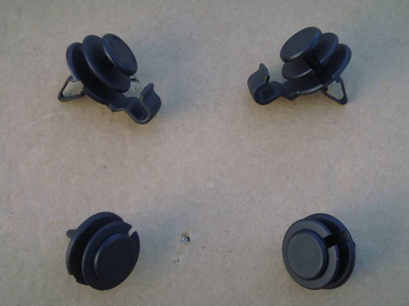 Nissan altima 2002 2003 2004 2005 2006 rear trunk cargo clips clip set oem net 