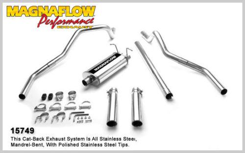 Magnaflow 15749 ford truck f-150 pickup stainless cat-back performance exhaust