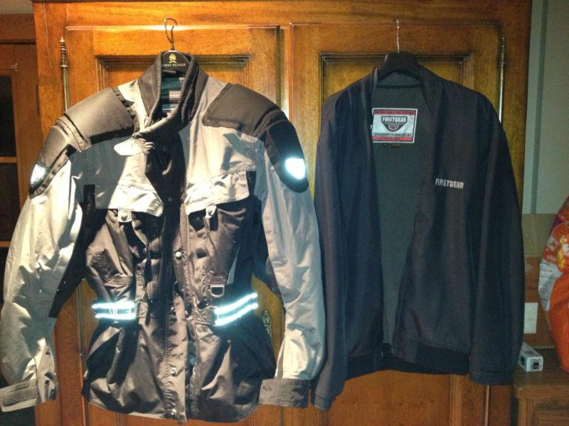 Firstgear kilimanjaro motorcycle jacket and pants no reserve