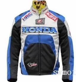 Motorcycle motor racing waterproof textile jacket honda duhan new m l xl xxl