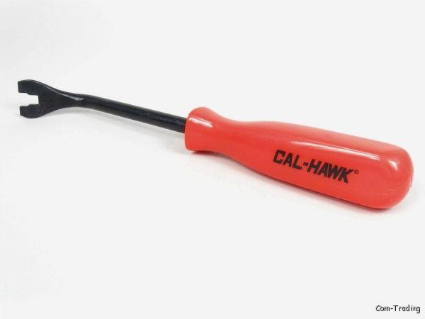 Auto car door panel clip remover tool removes trim molding clips dash molding 