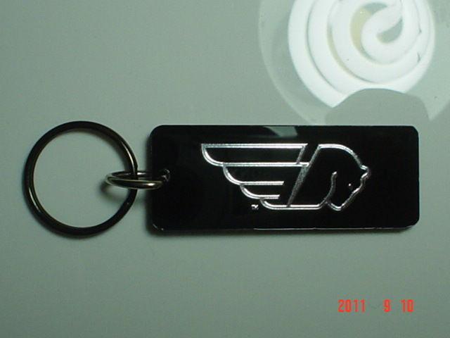 Buell motorcycle key chain black/chrome xb9r blast lightning thunderbolt s1