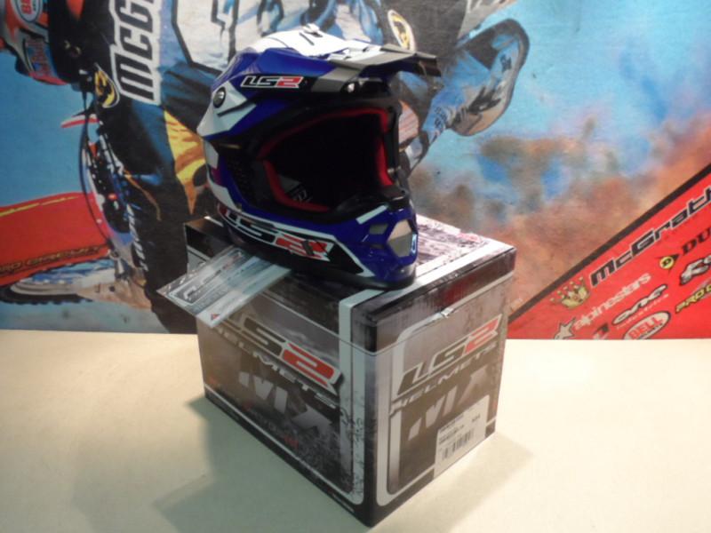 New ls2 helmet size extra large mx456 mx 456 launch blue