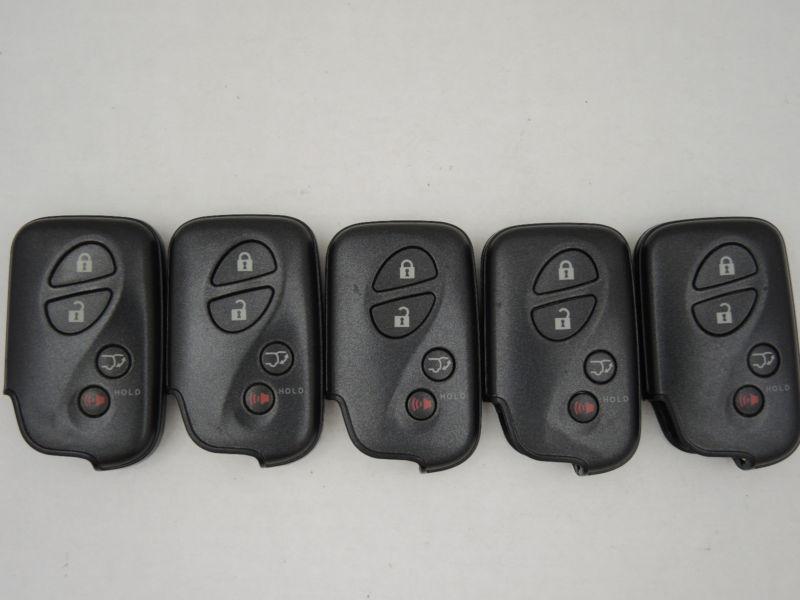 Lexus lot of 5 remotes keyless entry remote fcc id:  hyq14acx