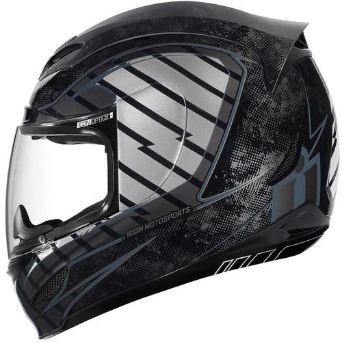 Icon Airmada Volare Motorcycle Helmet Full Face Black Grey , US $260.00, image 2