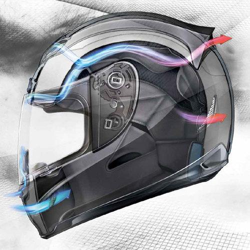 Icon Airmada Volare Motorcycle Helmet Full Face Black Grey , US $260.00, image 4